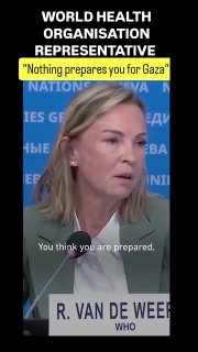 👤 Ash Mahmood 📝 There is no Ceasefire. Israel is killing Palestinians and stealing their homes. Renee Van de Weerdt, WHO